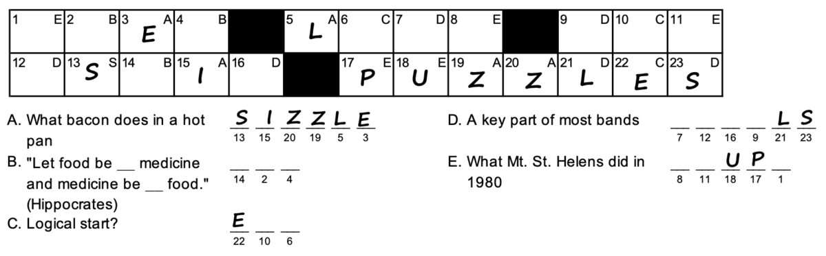About acrostic puzzles | Steven Blakely Puzzles